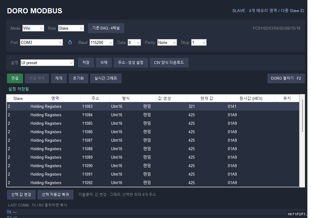 Doro Modbus Slave